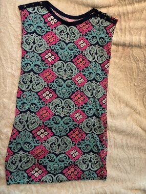Lilly Pulitzer Dress Size Medium Pink, Teal